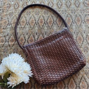 CEM Vintage Woven Structured Leather Brazilian Shoulder